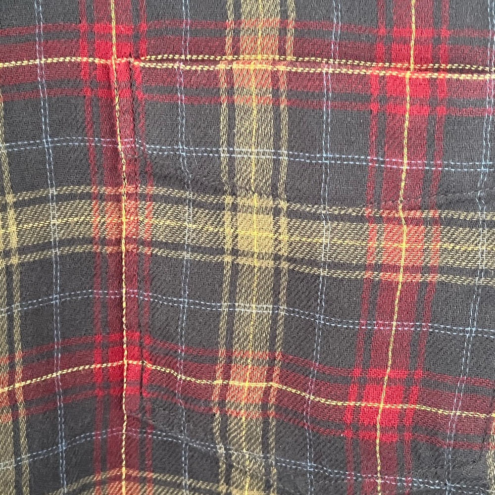 Carbon 2 Cobalt Men's Plaid Flannel Long Sleeve Button-Down Shirt Size Medium - Picture 7 of 10